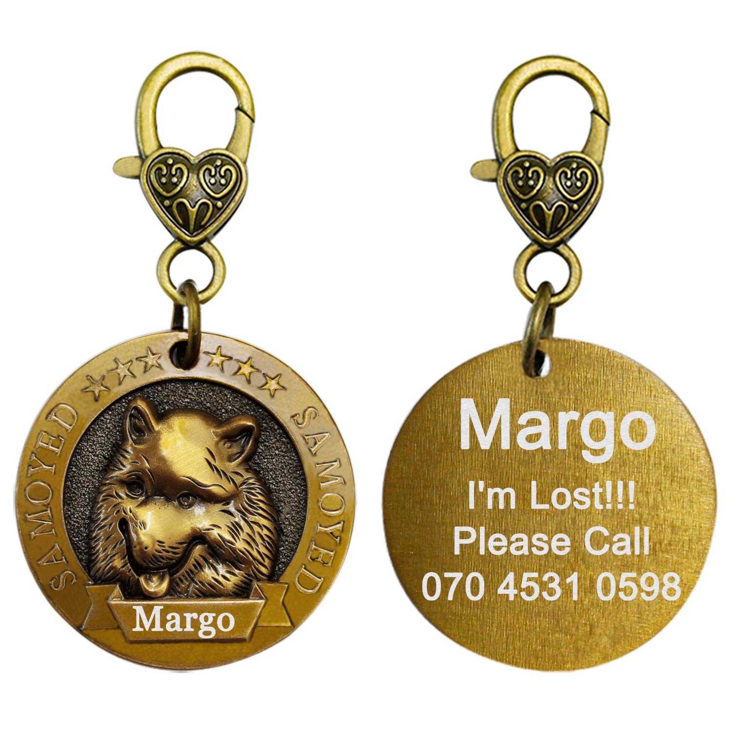 Etiqueta de Perro Grabado para Mascotas Etiqueta de Mascotas