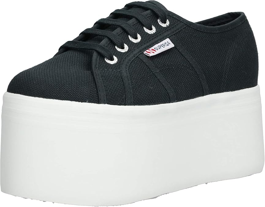 superga black platform shoes