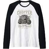 West Coast Chopper Motorcycle Garage Raglan Baseball Tee