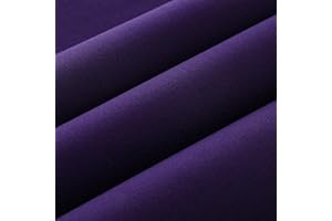 Wooqu Book Cloth, Fabric Surface and Paper Backed, Easy to Use, Strong, 17x29”, for Book Binding, Dark Purple
