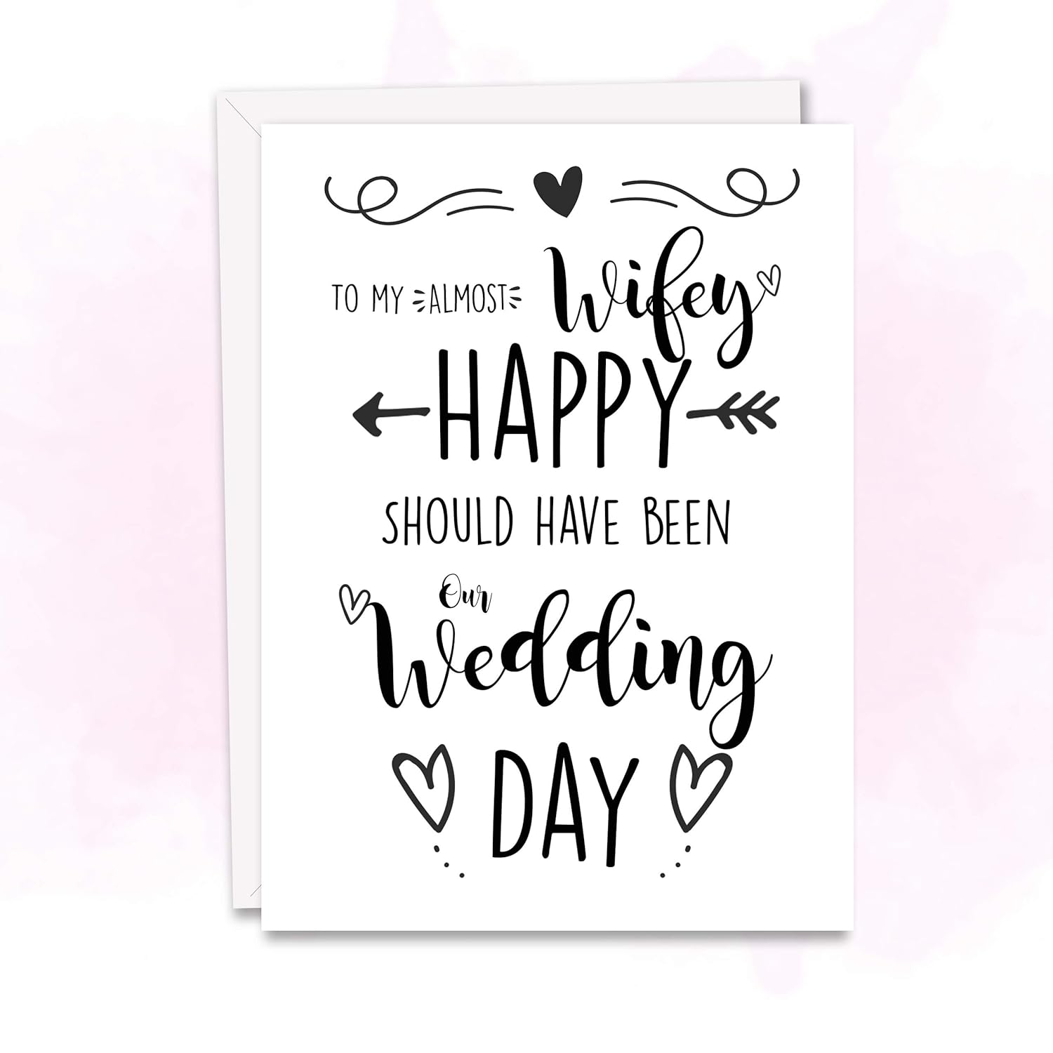 Postponement Wife Wifey Fiance Today Should Have Been Our Wedding Day Card Handmade Products Stationery Cate Org