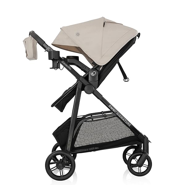 EVENFLO OMNI SIGNATURE TRAVEL SYSTEM WITH LITEMAX INFANT CAR SEAT, COASTAL COFFEE
