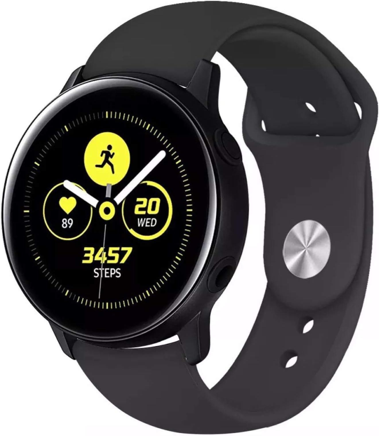 Silicon Sport Band For Samsung Galaxy Watch Active 2 Solid Color Silicone Wrist Strap Watchband Price In Saudi Arabia Amazon Saudi Arabia Kanbkam