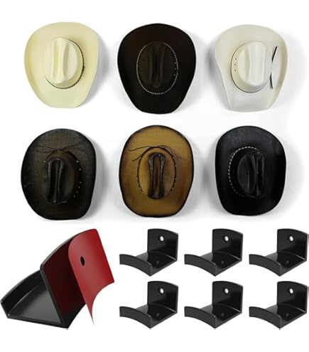 Zunishaone Cintre à Chapeaux Pour Mur, Crochets Adhésifs