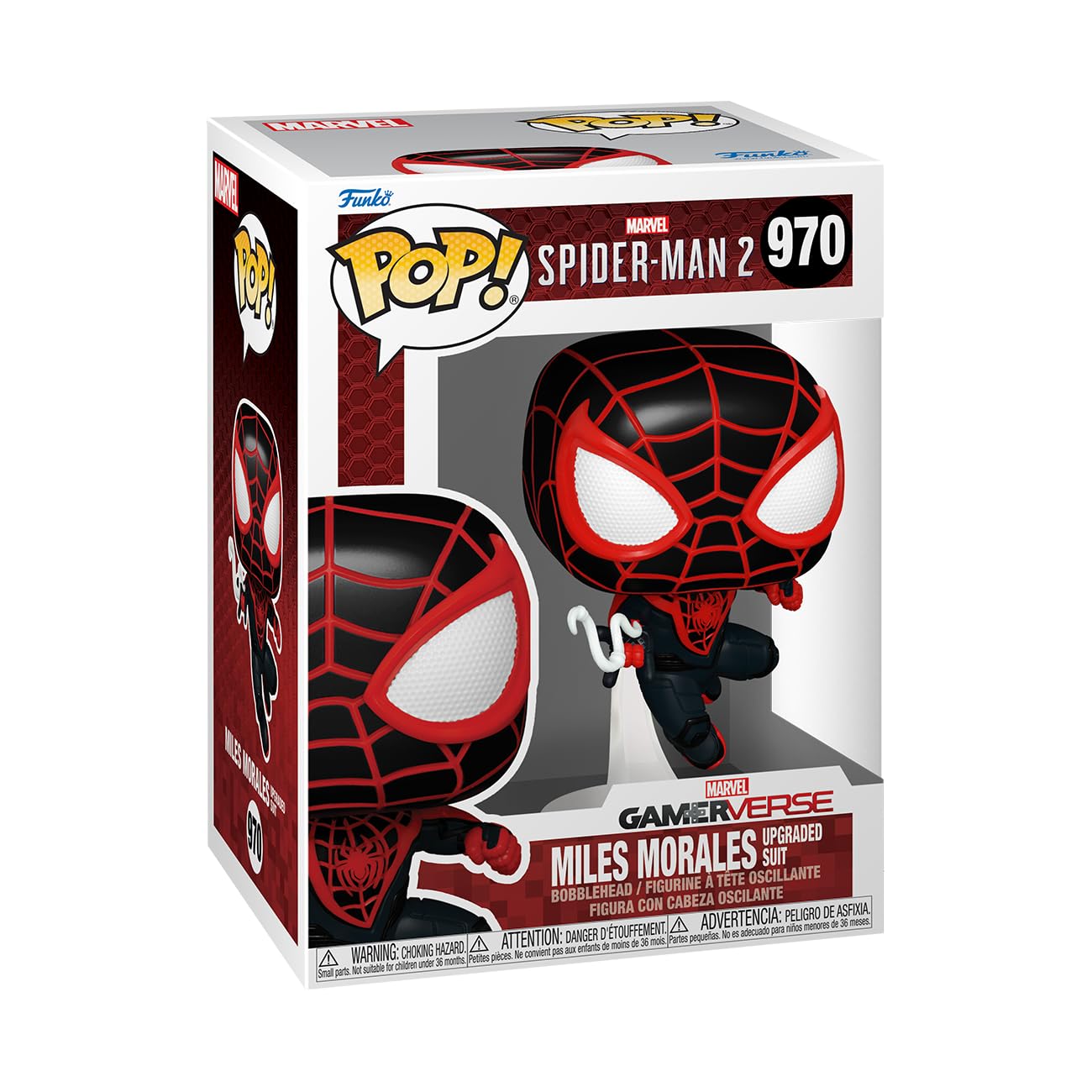 Photo 1 of Funko POP! Games: Spider-Man 2- Miles Morales - Spider-Man - Collectable Vinyl Figure - Gift Idea - Official Merchandise - for Kids & Adults - Video Games Fans - Model Figure for Collectors