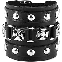 【BLACKPURPLE】25SS★ Big Belted Cowhide Bracelet BLACK PURPLE】Big Belted Cowhide Bracelet | OUR BRAND,BLACK