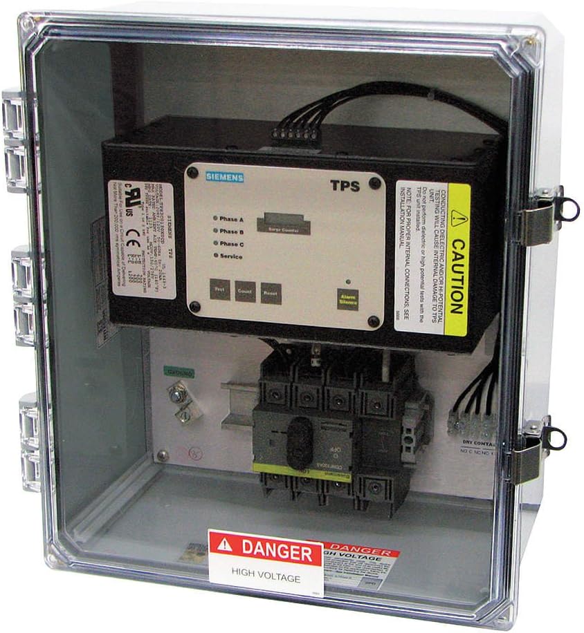 Siemens Tps3e1230vxd Surge Suppressor 300ka 3 Phase Magnetic Circuit Breakers Amazon Com