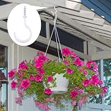 TUPARKA 10 Pcs Ceiling Hooks Heavy Duty Plant Hooks 2 Inches White view 5