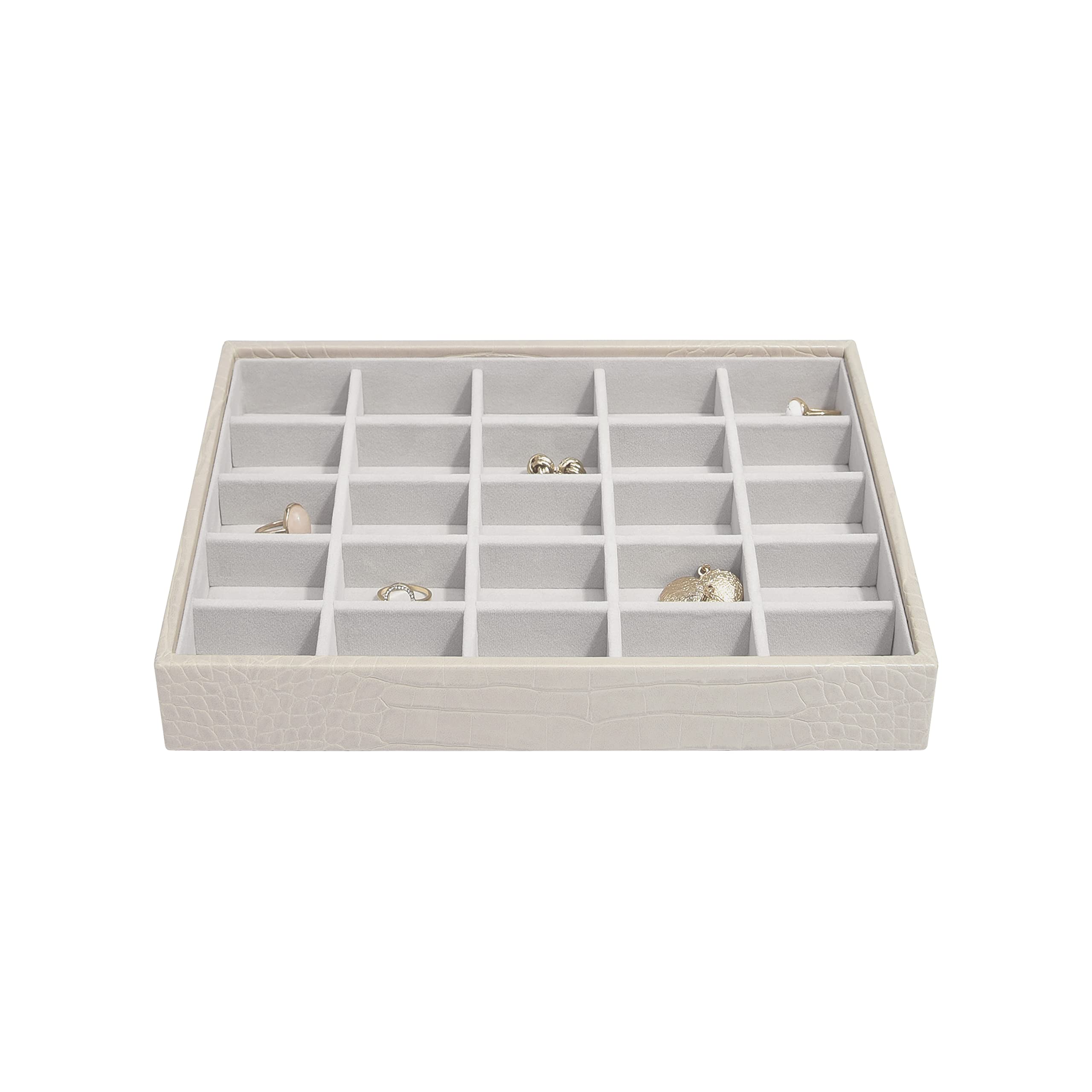 Stackers Putty Croc Textured Classic Medium Jewellery Box Trinkets Layer