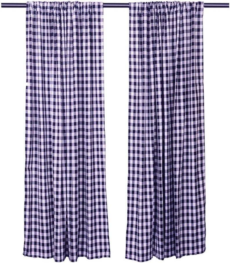 Amazon Com Lghome Christmas Buffalo Check Window Curtains Pack