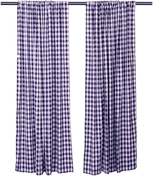 Amazon Com Lghome Christmas Buffalo Check Window Curtains Pack