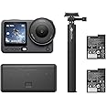 DJI Osmo Action 6 Enhanced Combo, Action Camera with 1/1.1″ Square Sensor, Variable Aperture of f/2.0–f/4.0, Extended Battery
