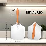 Deer & Oak 12 Inch Pizza Peel Wooden Aluminum Foldable Paddle view 3