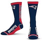 For Bare Feet NFL Unisex Nfl Mvp Crew Sock Medium