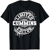 CUMMINS Funny Surname Family Tree Birthday Reunion Gift Idea T-Shirt