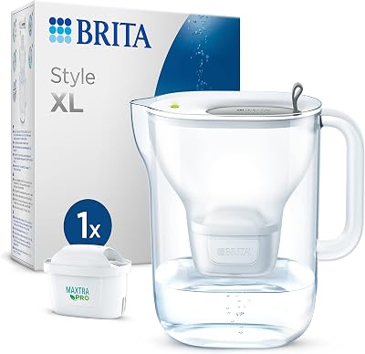 BRITA Style XL Water Filter Jug Grey 3.6L incl MAXTRA PRO cartridge