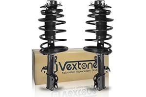 Vextone Pair Front Shocks and Struts Replace for Toyota Sienna V6 1998 1999 2000 2001 2002 2003 (7 Passenger Models) - Driver & Passenger Side Struts Assembly with Coil Spring 171438 171437