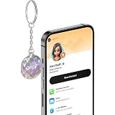 Authentic Patented Popl Keychain&trade; (Avoid Fake Knockoffs) - Smart NFC Networking Card - Simply Tap to Exchange Contact Info, Capture Leads, &amp; Manage Contacts (Diamond QR)