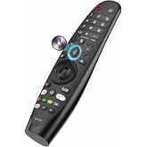 Replacement for LG Remote Control for Smart TV, Magic Remote, Pointer, Voice, Bluetooth, Universal for LG TV 2017,2018 2018,2020, AKB75855501, MR650A, MR18GA, M19GGA, M20GA