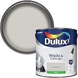 Dulux Silk Emulsion Paint for Walls and Ceilings Pebble Shore 2.5 Litres