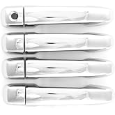 Trim Illusion DH312 Chrome Patented Door Handle Cover for 10-24 Toyota | 4Runner - Fit. SR5, TRD Pro, TRD Off-Road and more Tape-on chrome ABS Plastic 8-piece kit U.S. Patented