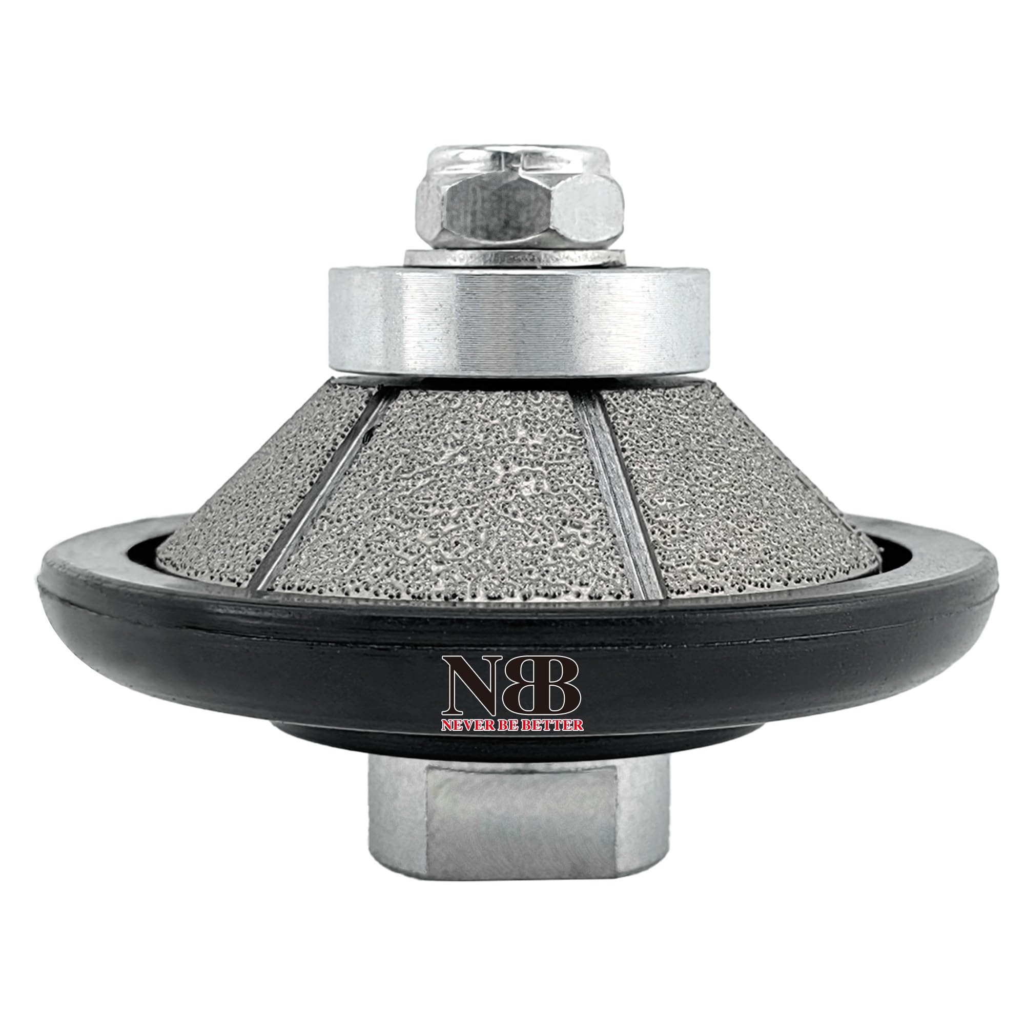 NBB Diamond Profile Wheel Diamond Router Bit Diamond Milling Drill chamfer Bit Grinding Wheel for Profiling Porcelain Tile Ceramic Granite Marble Stone Use on Angle Grinder (Bevel E15) — image 1