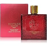 A CENTER Men's Cologne Eau De Parfume Natural Spray Vintage Heroes Red Perfume with Fruity Warm & Floral Scent 3.4 Fluid Ounce Long Lasting Fragrance