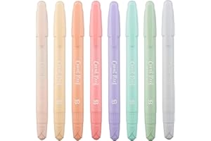 BLIEVE - Gel Highlighters, Bible Highlighters No Bleed, Cute Bible Journaling School Supplies, 8 Pack Assorted Colors, Study Gel Highlighters Set And Bible Accessories (Coral Reef)