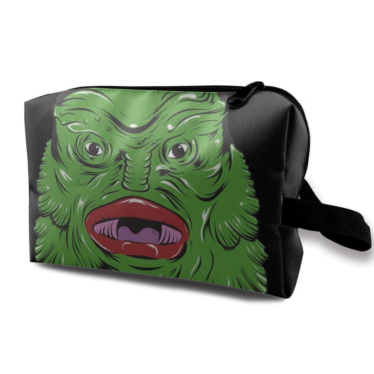 Makeup Bag Cosmetic Pouch Creature From The Black Lagoon Face Multi-Functional Bag Travel Kit Storage Bag