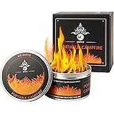 MR MIRYE Portable Smores Fire Pit - 3-5 Hours Burn Time, Mini Fire Pit for Outdoor Camping, Picnics, Backyard &amp; Travel, No Embers, Lightweight Smores Maker with Portable Firepit Bonfire Design