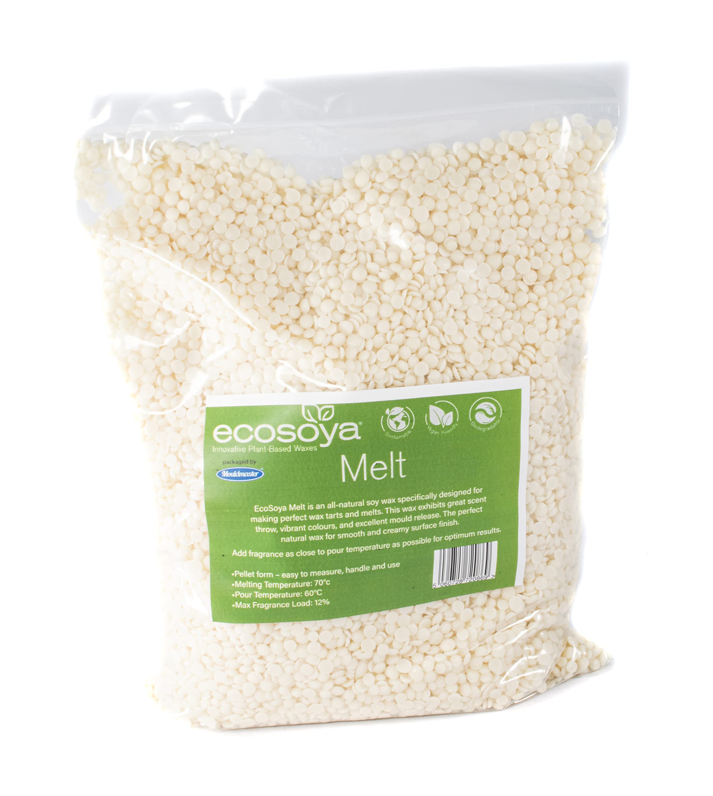 Kerax Wax for Melts Pellets, 1.5kg, White