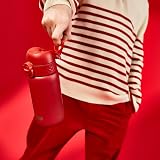Ion8 Lightweight Steel Kids Water Bottle 400ml Red Leak Proof view 9