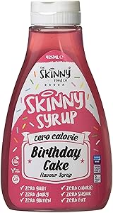 Skinny Food Zero Calorie Skinny Syrup- Birthday Cake (425ml)