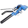 Stainless Banding Tool Tensioner&Cutter - 3/16"~3/4" Steel Strapping Tool Ratchet Tensioning & Cutting & Crimper, Stainless Strapping Powerful Banding Tools for Strapping High Tensile Packaging