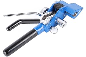 RUPXINSPLEND Strapping Banding Tool Tensioner&Cutter - 3/16"~3/4" Steel Strapping Tool Tensioning & Cutting & Crimper, Ratchet Type Strapping Tensioner Powerful Banding Tools for Strapping High Tensile Packaging