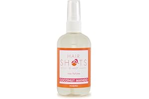 HAIR SHOTS BY AMY Hair Shots Coconut Mango Perfume Quality Heat Activated 3 oz Hair Fragrance