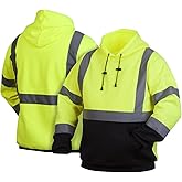 Pyramex unisex-adult Pyramex Rssh32 Series Pullover Sweatshirt With Black Bottom