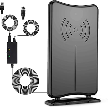 Amazon.com: Amplified HD Indoor Outdoor Digital TV Antenna, 180+ Mile