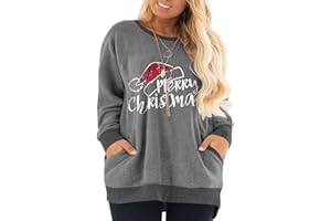 DOLNINE Women's Plus Size Sweatshirts Color Block Long Sleeve Pocket Shirts Tops