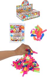 Henbrandt 100 Water Bombs 6 Assorted Colours 5 Packs of 20 Party Games view 7
