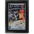 HWC Trading Star Wars - The Empire Strikes Back Movie Poster Cast Signed 16 x 12 inch Framed Gift Printed Autograph Film Print Photo Picture Display - 16" x 12" Framed