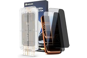 MAGIC JOHN 3rd Gen Upgraded for iPhone 17 Pro Max Privacy Screen Protector 6.9 Inch,25°Anti-Spy Screen,Shockproof Tempered Glass,Auto Dust-Removal,Bubble Free,Easy Installation,2 Pack