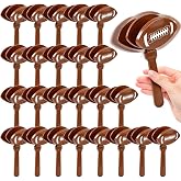24 Pack Plastic Football Hand Clappers, Loud Noise Makers for Sporting Events, Football Match Cheer Accessories, Party Noisemakers for Game Day Celebration &amp; Party Favors
