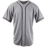 ChoiceApparel Mens Plain Baseball Jerseys