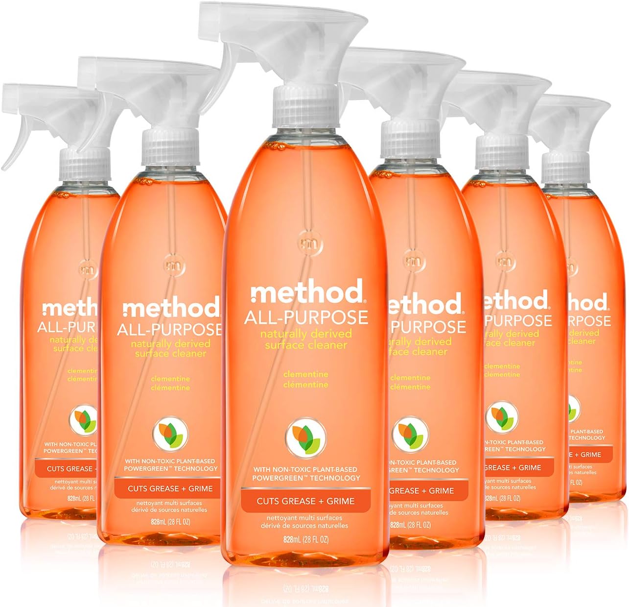 Method All Purpose Cleaner, Clementine, 28 Fl Oz, Pack of 8