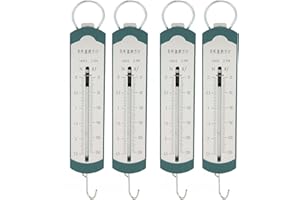 4Pcs Newton Force Meter Spring Scale, Professional Clear Scale Dynamometer for Student Physics Experiment Teaching Demonstrat