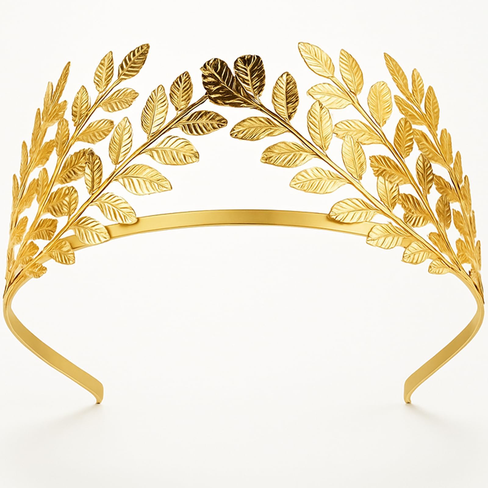 Photo 1 of 1 PCS Greek Goddess Headband Hair Accessory, Golden Olive Leaf Vine Bridal Headpiece, Hair Crown for Women and Girls for Wedding, Festival, Photoshoot