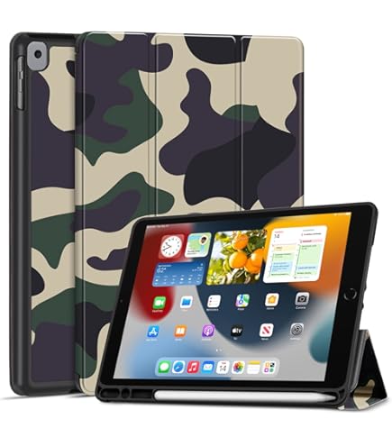 IPad 10.2 Case With Sea Turtle Design - Auto Sleep/Wake Cover For 7th/8th/9th Gen IPad