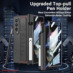 DEMCERT for Samsung Galaxy Z Fold 3 S-Pen Slot Case