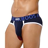 Arjen Kroos Men's Cotton Sport Briefs Sexy Low Rise Briefs Athletic Pouch Underwear